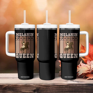 African American Cowgirl Tumbler With Handle Melanin Rodeo Queen Western Country TS12 Print Your Wear