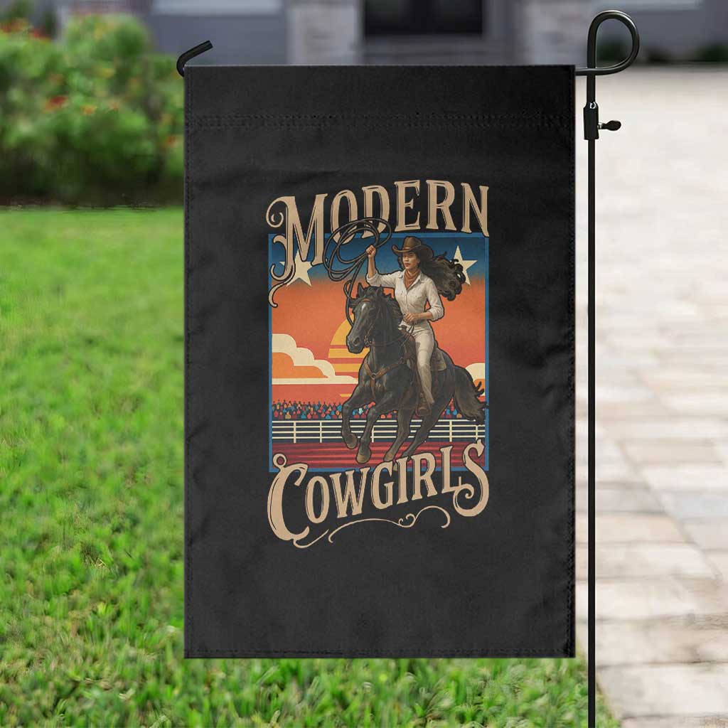 Modern Cowgirls Garden Flag American Woman Western Rodeo TS12 Print Your Wear