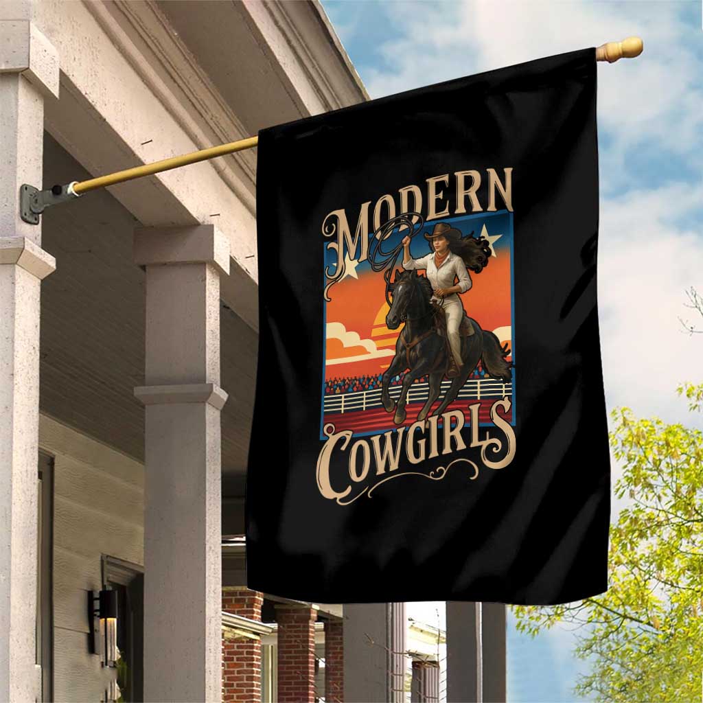 Modern Cowgirls Garden Flag American Woman Western Rodeo TS12 Print Your Wear