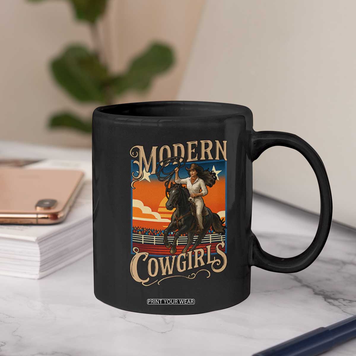 Modern Cowgirls Coffee Mug American Woman Western Rodeo TS12 Print Your Wear