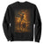 Patriotic Cowboy Sweatshirt American Bucking Bull Rider USA Rodeo Art TS12 Black Print Your Wear