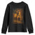 Patriotic Cowboy Youth Sweatshirt American Bucking Bull Rider USA Rodeo Art TS12 Black Print Your Wear