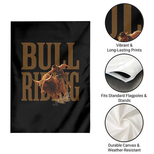 Bull Riding Cowboy Western Texas Rodeo Life Garden Flag TS12 Print Your Wear