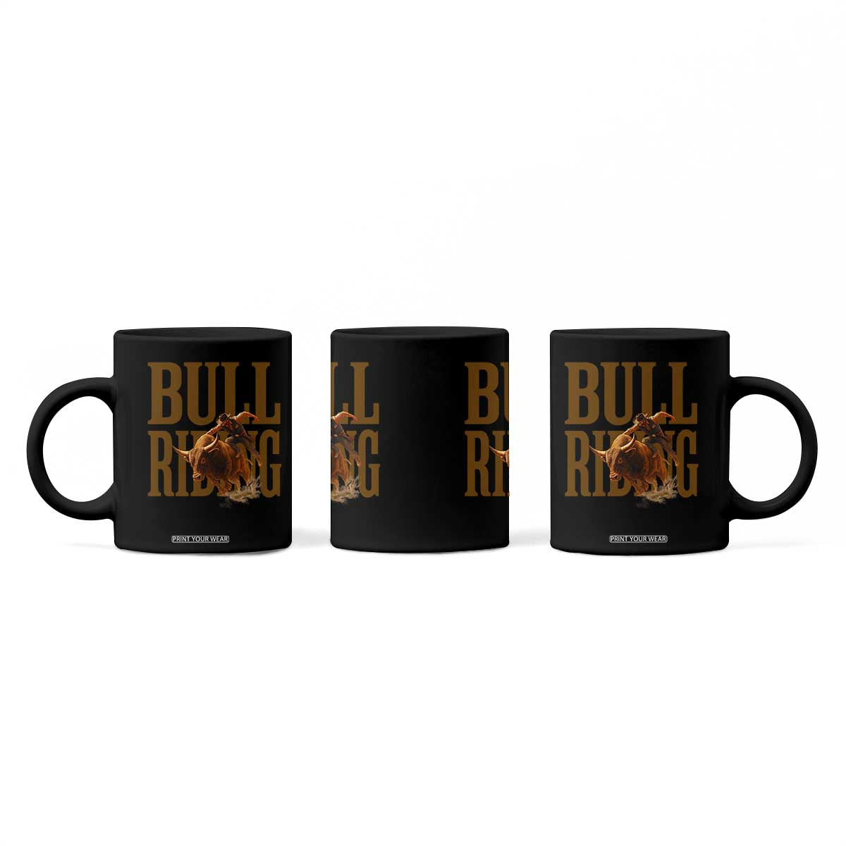 Bull Riding Cowboy Western Texas Rodeo Life Coffee Mug TS12 Print Your Wear