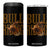 Bull Riding Cowboy Western Texas Rodeo Life 4 in 1 Can Cooler Tumbler TS12 One Size: 16 oz Black Print Your Wear