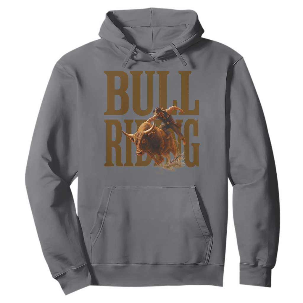Bull Riding Cowboy Western Texas Rodeo Life Hoodie TS12 Charcoal Print Your Wear