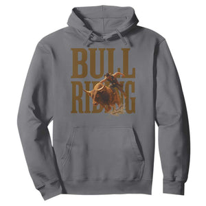 Bull Riding Cowboy Western Texas Rodeo Life Hoodie TS12 Charcoal Print Your Wear