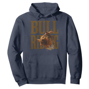 Bull Riding Cowboy Western Texas Rodeo Life Hoodie TS12 Navy Print Your Wear
