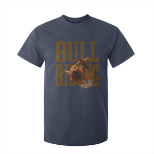 Bull Riding Cowboy Western Texas Rodeo Life T Shirt For Kid TS12 Navy Print Your Wear