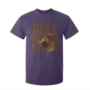 Bull Riding Cowboy Western Texas Rodeo Life T Shirt For Kid TS12 Purple Print Your Wear