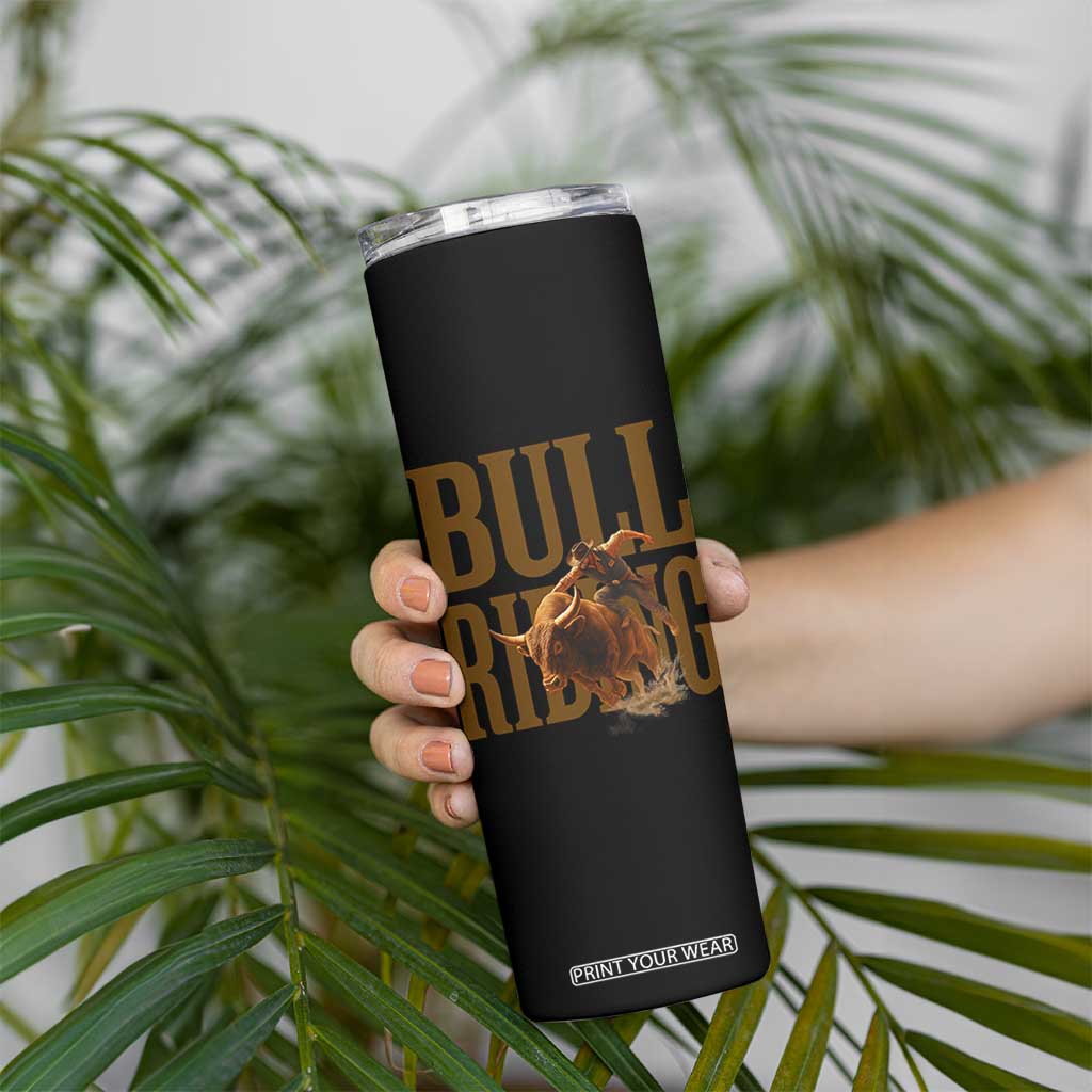 Bull Riding Cowboy Western Texas Rodeo Life Skinny Tumbler TS12 Print Your Wear