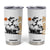 It Is Rodeo Time Tumbler Cup Funny Wild West Mouse Riding Capybara TS12 White Print Your Wear