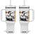 It Is Rodeo Time Tumbler With Handle Funny Wild West Mouse Riding Capybara TS12 One Size: 40 oz White Print Your Wear