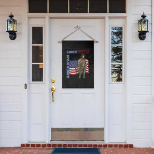 Patriotic Cowboy Garden Flag American Rodeo Daddy USA Rodeo Art TS12 Print Your Wear