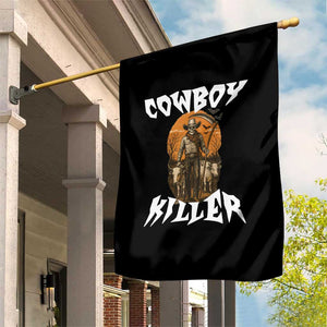 Cowboy Killer Halloween Skeleton Garden Flag Gothic Western Art TS12 Print Your Wear