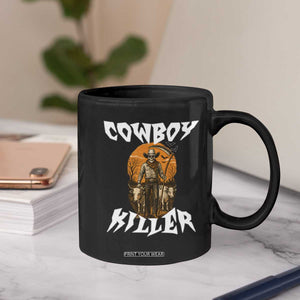 Cowboy Killer Halloween Skeleton Coffee Mug Gothic Western Art TS12 Print Your Wear