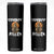 Cowboy Killer Halloween Skeleton Skinny Tumbler Gothic Western Art TS12 Black Print Your Wear
