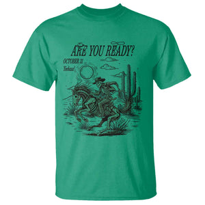 Halloween Skeleton T Shirt Are You Ready October 31 Rodeo Cowboy TS12 Irish Green Print Your Wear