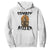 Halloween Skeleton Hoodie Cowboy Killer Spooky Western Horror Design TS12 White Print Your Wear