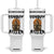 Halloween Skeleton Tumbler With Handle Cowboy Killer Spooky Western Horror Design TS12 One Size: 40 oz White Print Your Wear