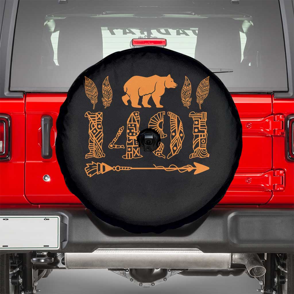 1491 Indigenous Peoples Day Spare Tire Cover Proud Native American Pride