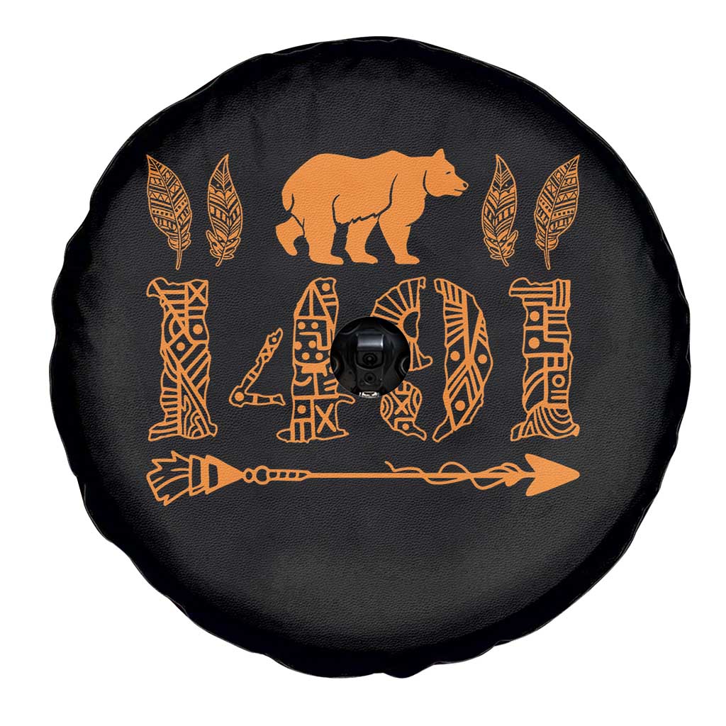 1491 Indigenous Peoples Day Spare Tire Cover Proud Native American Pride