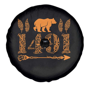 1491 Indigenous Peoples Day Spare Tire Cover Proud Native American Pride