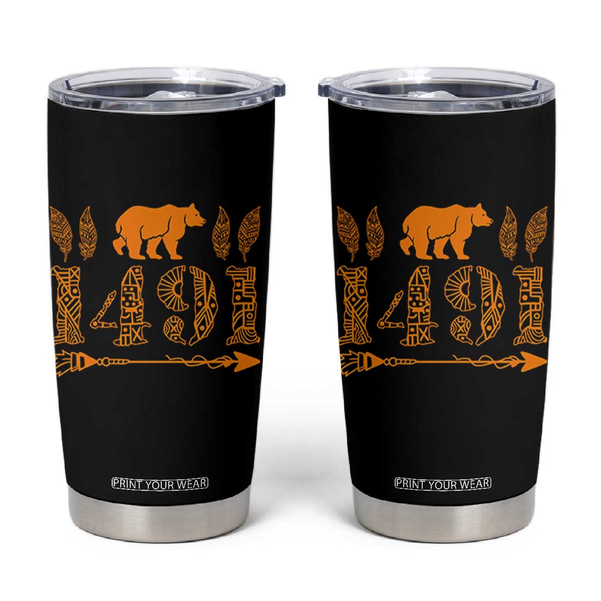 1491 Indigenous Peoples Day Tumbler Cup Proud Native American Pride