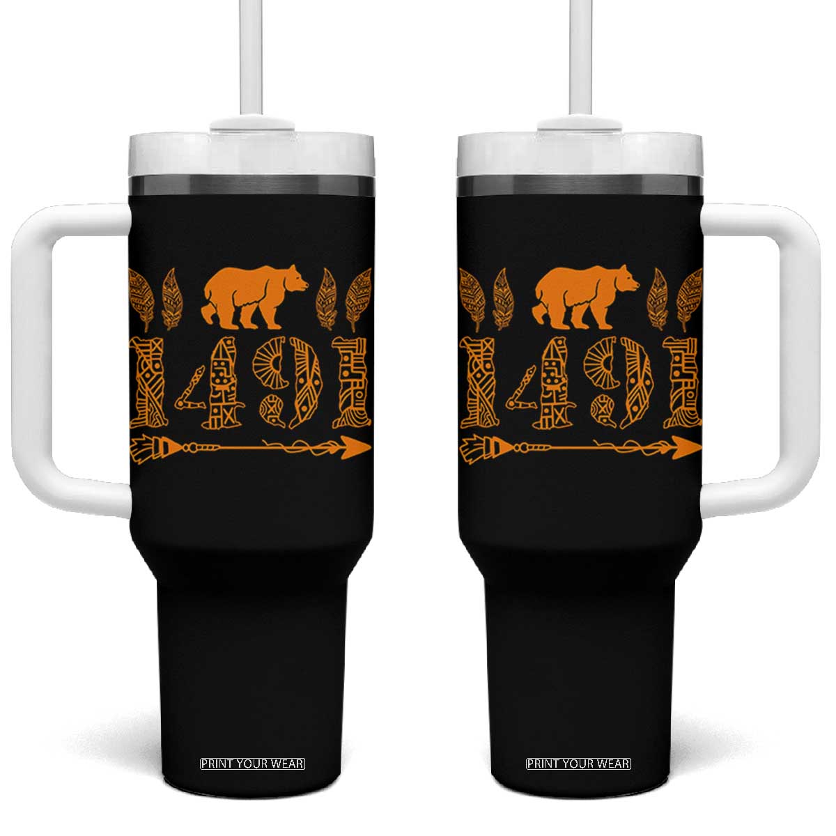 1491 Indigenous Peoples Day Tumbler With Handle Proud Native American Pride