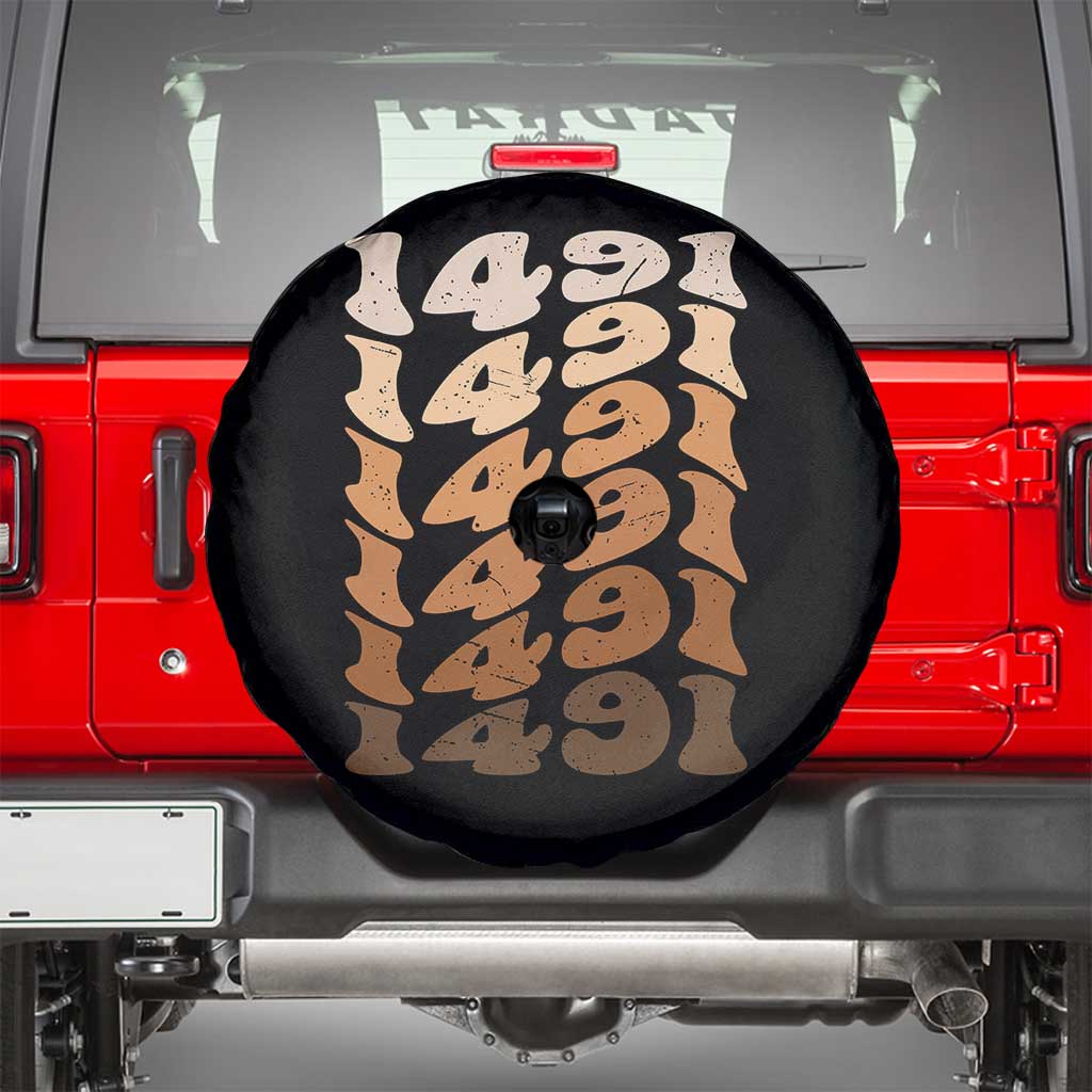 1491 Indigenous Peoples Day Spare Tire Cover Native American Heritage Pride