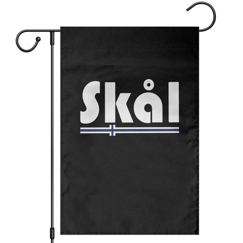 Vintage Norway Norge Skål Flag Graphic Garden Flag Proud Norwegian Fan TS12 Black Print Your Wear