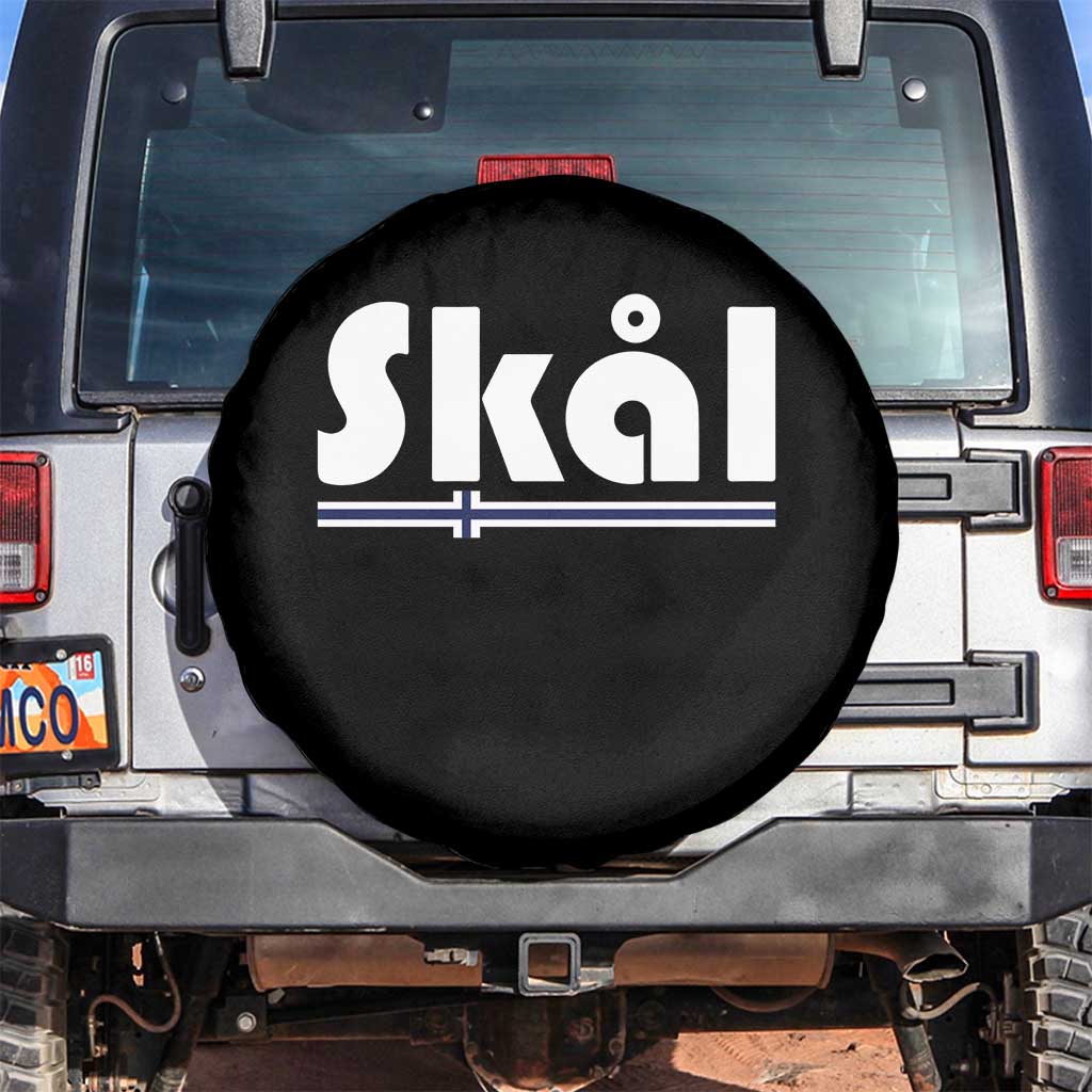 Vintage Norway Norge Skål Flag Graphic Spare Tire Cover Proud Norwegian Fan TS12 No hole Black Print Your Wear