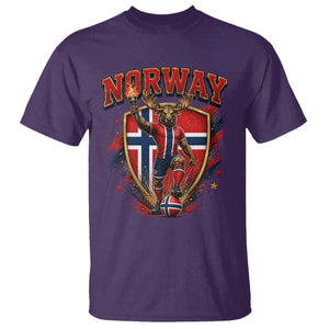 Funny Norway Norwegian Moose T Shirt Soccer Fan Game Day Gift TS12 Purple Print Your Wear