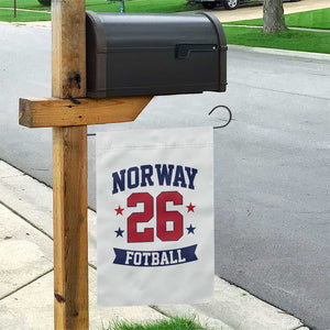 Vintage Norway Fotball Garden Flag Norwegian Flag Game Day Fan Gift TS12 Print Your Wear