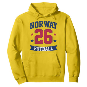 Vintage Norway Fotball Hoodie Norwegian Flag Game Day Fan Gift TS12 Daisy Print Your Wear