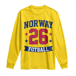 Vintage Norway Fotball Long Sleeve Shirt Norwegian Flag Game Day Fan Gift TS12 Daisy Print Your Wear