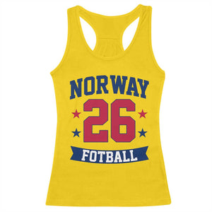 Vintage Norway Fotball Racerback Tank Top Norwegian Flag Game Day Fan Gift TS12 Daisy Print Your Wear