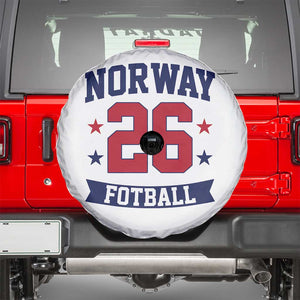 Vintage Norway Fotball Spare Tire Cover Norwegian Flag Game Day Fan Gift TS12 White Print Your Wear