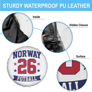 Vintage Norway Fotball Spare Tire Cover Norwegian Flag Game Day Fan Gift TS12 Print Your Wear