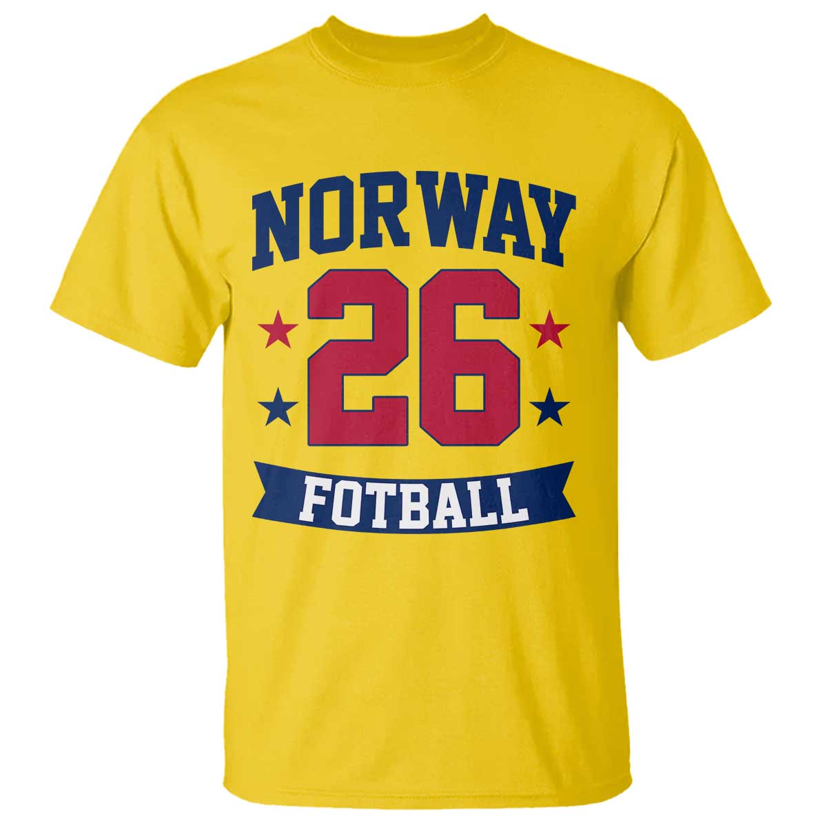 Vintage Norway Fotball T Shirt Norwegian Flag Game Day Fan Gift TS12 Daisy Print Your Wear