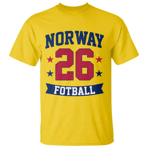 Vintage Norway Fotball T Shirt Norwegian Flag Game Day Fan Gift TS12 Daisy Print Your Wear