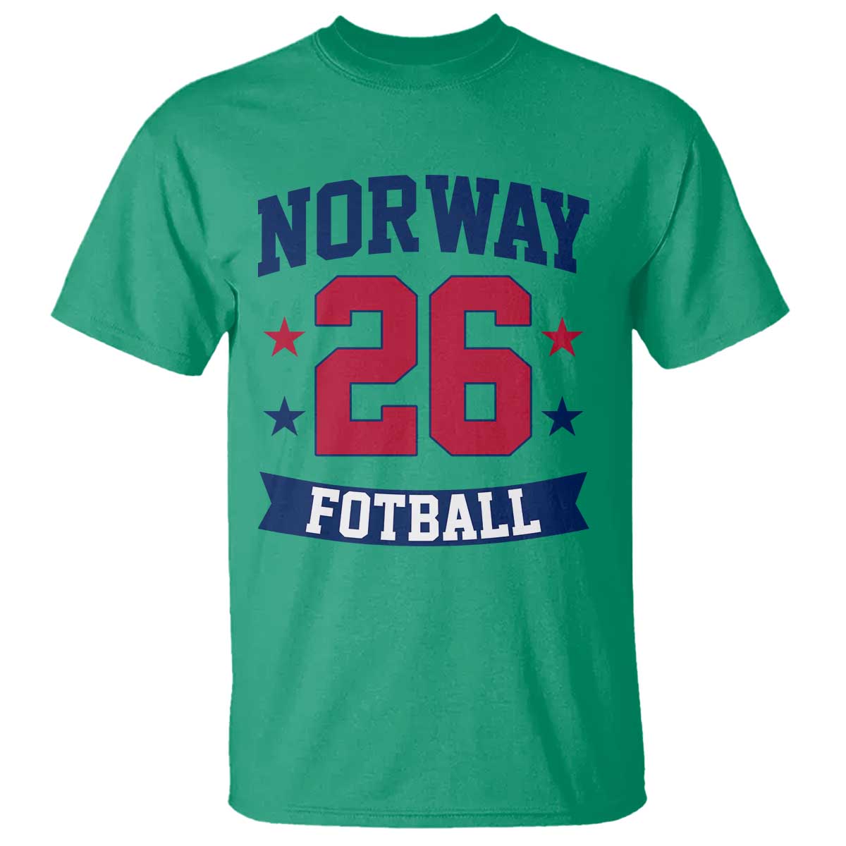 Vintage Norway Fotball T Shirt Norwegian Flag Game Day Fan Gift TS12 Irish Green Print Your Wear