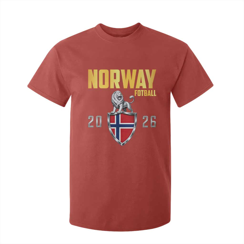 Vintage Norway Fotball Norwegian Supporter Gift T Shirt For Kid TS12 Red Print Your Wear