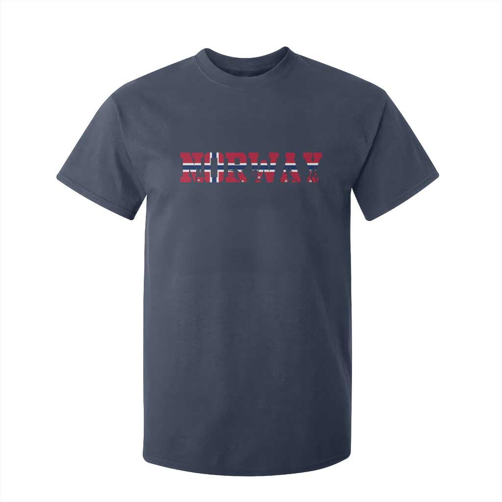 Vintage Norway Fotball T Shirt For Kid Scandinavian Pride Fan Gift TS12 Navy Print Your Wear