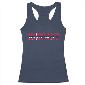 Vintage Norway Fotball Racerback Tank Top Scandinavian Pride Fan Gift TS12 Navy Print Your Wear