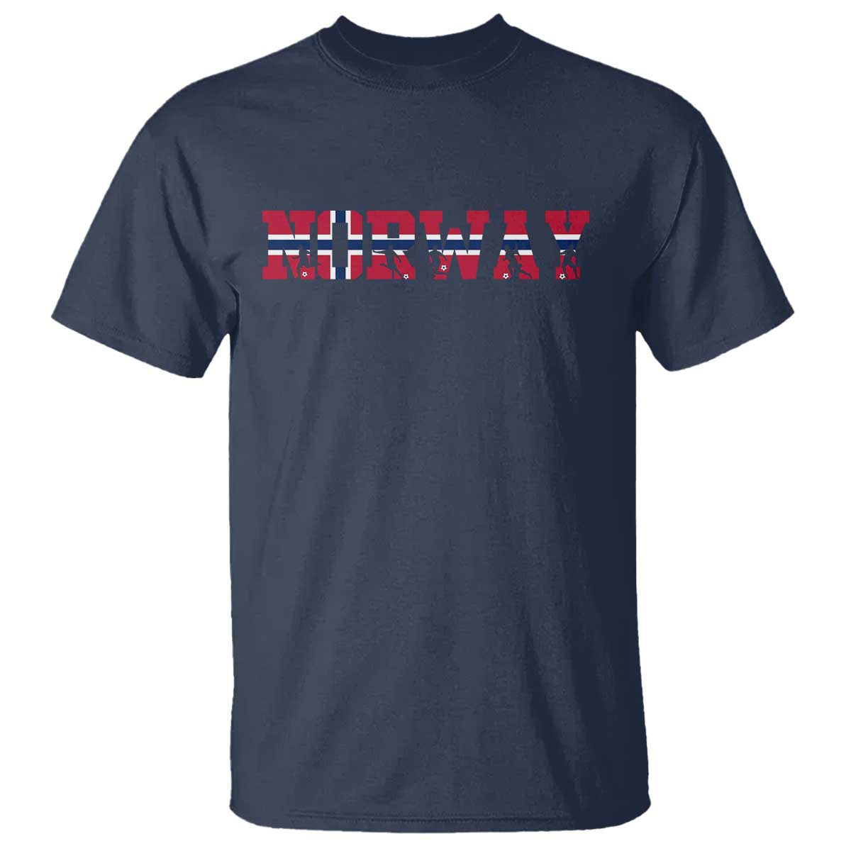 Vintage Norway Fotball T Shirt Scandinavian Pride Fan Gift TS12 Navy Print Your Wear