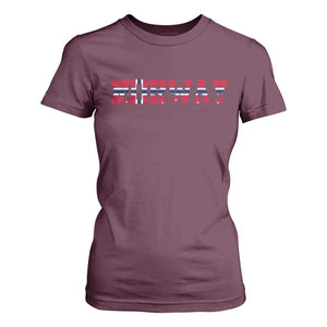Vintage Norway Fotball T Shirt For Women Scandinavian Pride Fan Gift TS12 Maroon Print Your Wear