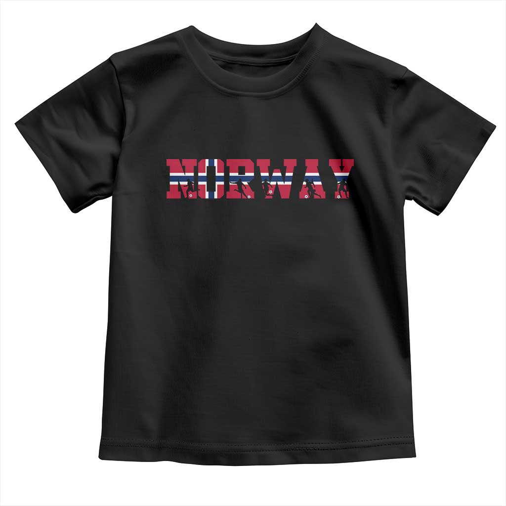 Vintage Norway Fotball Toddler T Shirt Scandinavian Pride Fan Gift TS12 Black Print Your Wear