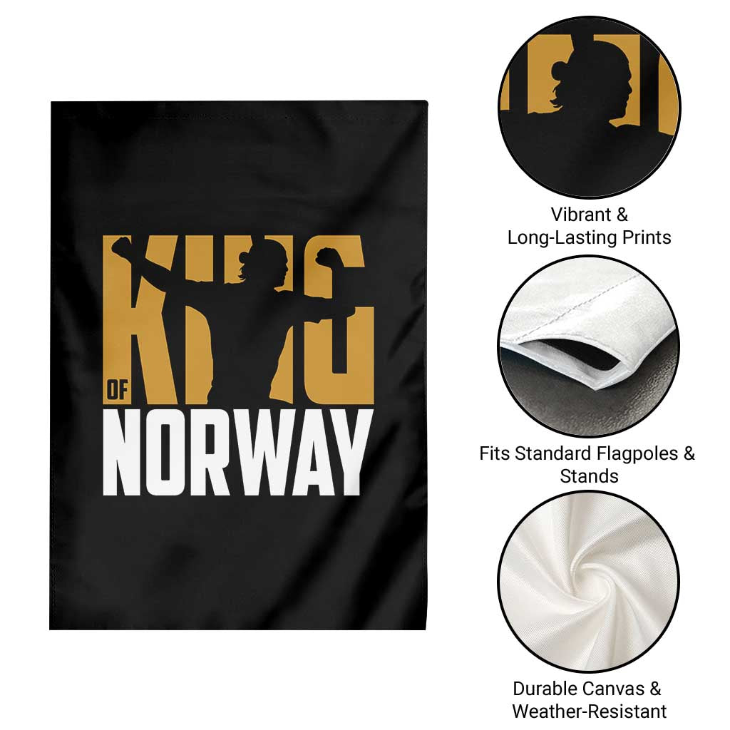 King Of Norway Football Garden Flag Proud Norwegian Supporter Fan TS12 Print Your Wear