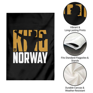 King Of Norway Football Garden Flag Proud Norwegian Supporter Fan TS12 Print Your Wear